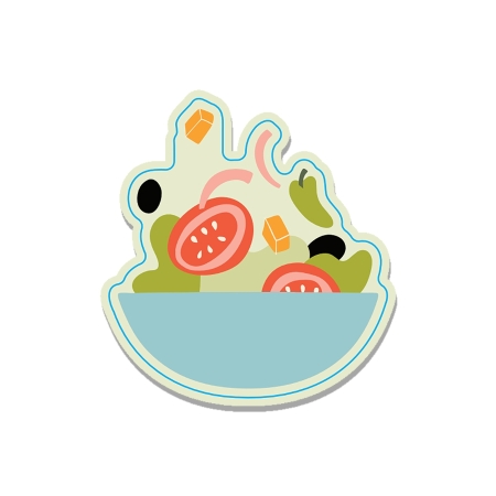 Salad Sticker